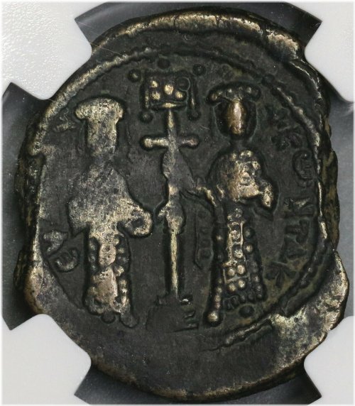 Constantine X Eudocia Christ Follis