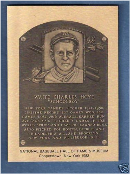 Baseball Legends Metal Tribute Plaque