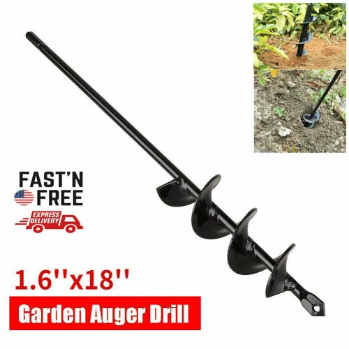 Earth Auger Spiral Drill Bit