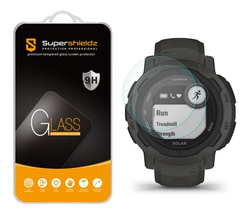 ClearArmor Tempered Glass Screen Protectors for Garmin Instinct 2