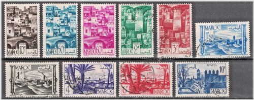 Vintage Moroccan Postal Collection