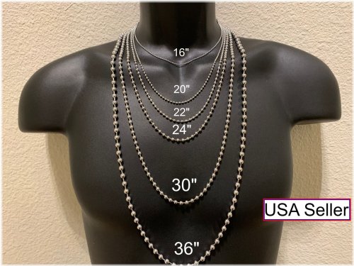 Silver Sphere Necklace Collection