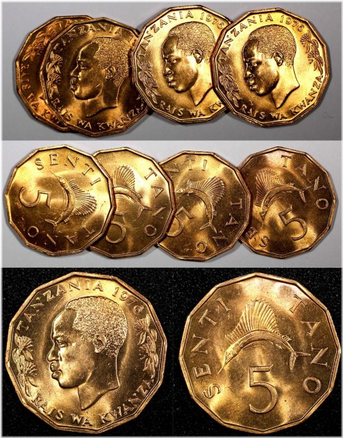 Nyerere 5 Senti Bronze Coin