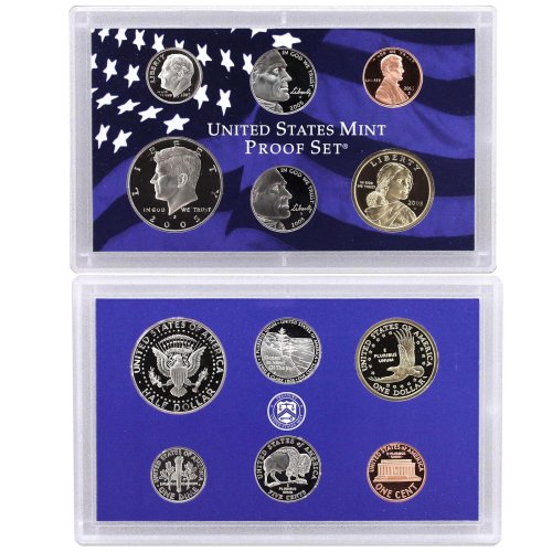 American Coin Collection - 2005 S Kennedy Dime Nickel Cent Dollar Set