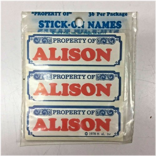 Retro Name Tag Collection
