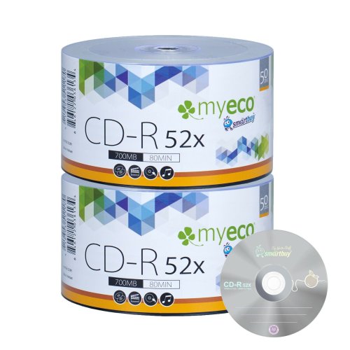 EcoBlank 100-Pack CD-R Recordable Discs