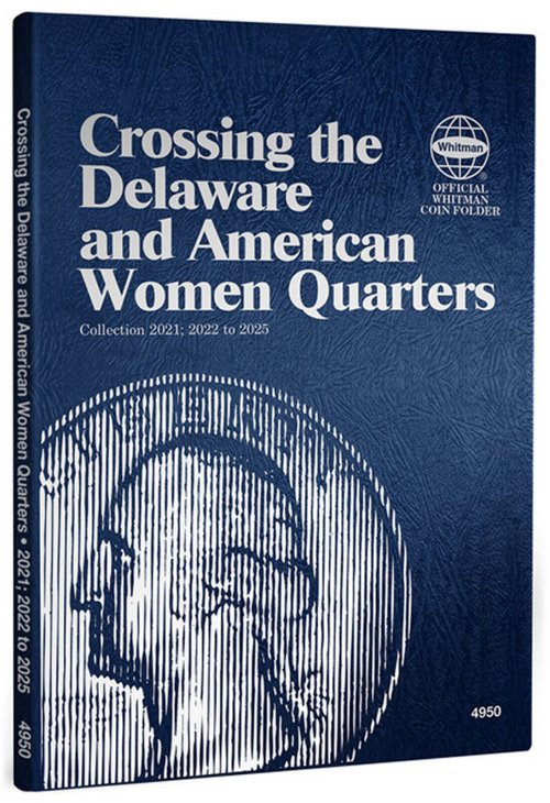 American Women and Crossing the Delaware Quarter Whitman Folder 2021-2025