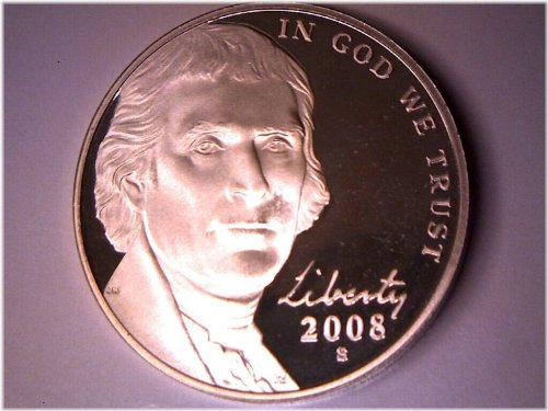 2008 S Proof Jefferson Nickel Set