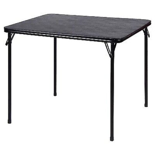 Black Square Foldable Outdoor Table