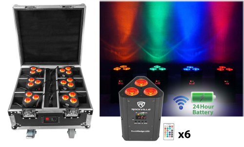 Wireless Battery-Powered Lighting Bundle with Case