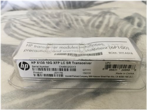 X130 10G Transceiver LC SR by HP