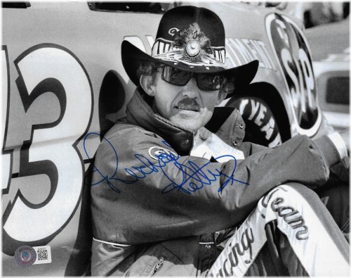Richard Petty Autographed Photo with BAS Certification