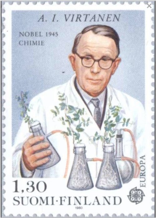 Artturi Virtanen Commemorative Stamp Collection