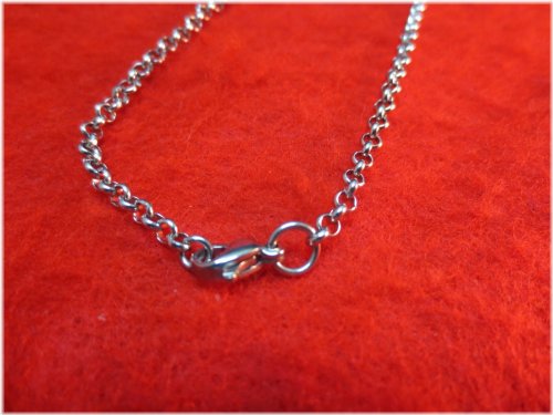 Silver Cross Link Anklet