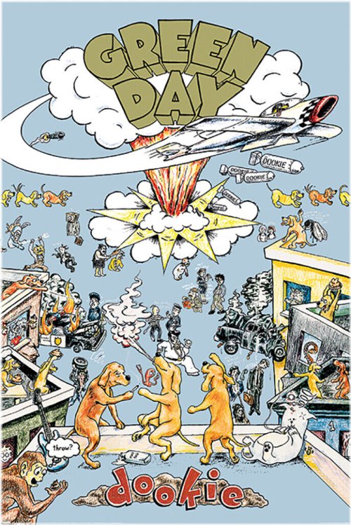 Dookie Album Cover Poster - Green Day