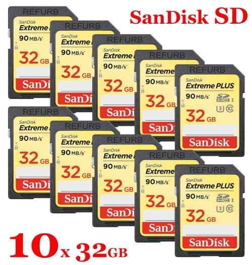 SanDisk Extreme PLUS 32GB Memory Card Pack