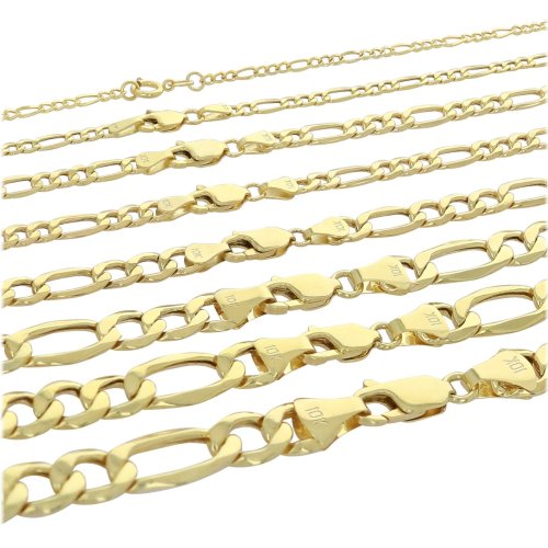 Golden Figaro Necklace & Bracelet Set