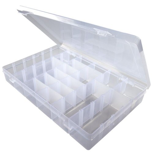 ClearView Thread & Floss Storage Box - 17 Compartments