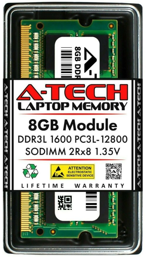 8GB DDR3 Laptop Memory Upgrade by A-Tech