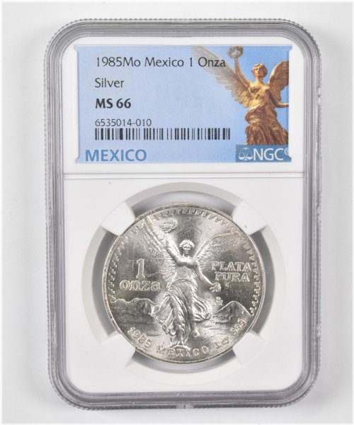 Libertad Legacy: 1985 Mexican Onza MS66 World Coin