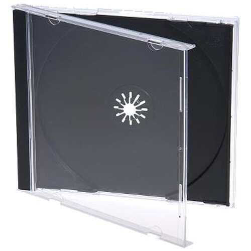 Jewel Case Black Tray Pack