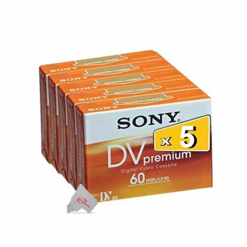 Sony Premium Mini DV 60 Minute Digital Video Cassette Tape