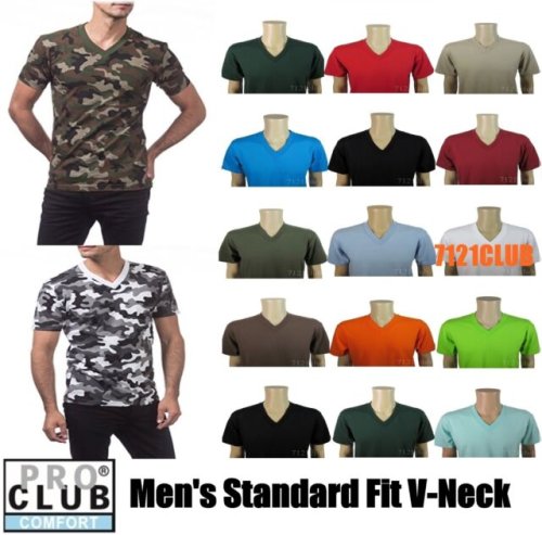 Camo V-Neck Tee in Big & Tall Sizes by Pro Club