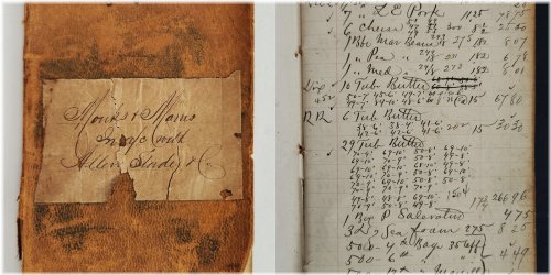 Monks & Morris Grocers Ledger Journal (1878)