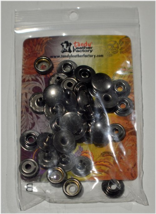 Gunmetal Black Plated Snap Fasteners