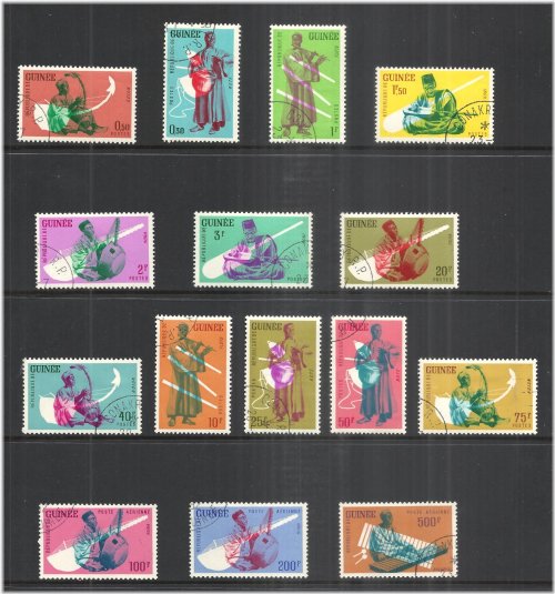 Melodic Guinea Stamp Collection