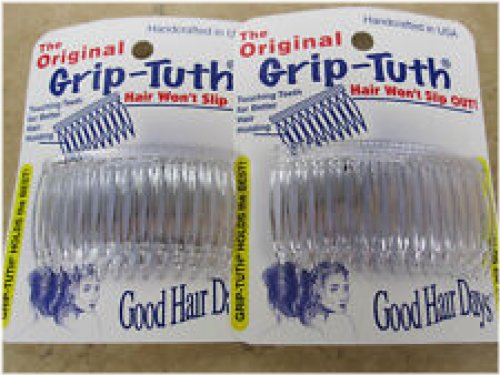 Clear Grip Tuth Hair Combs Set