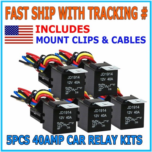 Waterproof Automotive Relay - 5Pin SPDT Switch for 12V DC Circuits