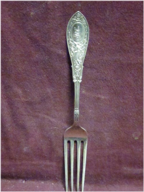 Whiting Arabesque Silver Dinner Fork