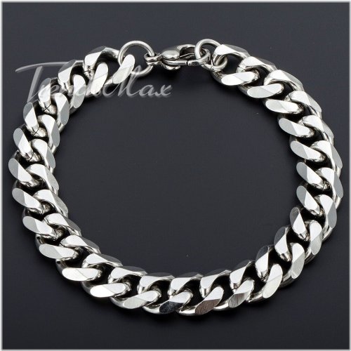 Silver Curb Chain Bracelet