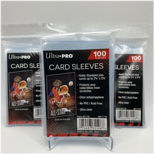 PennySoft Card Protectors - Standard Size (300 Pack)