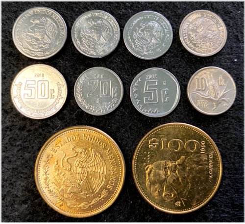 Mexican Centennial Coin Collection