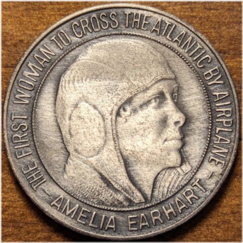 Amelia Earhart Friendship Seaplane Commemorative Token