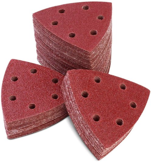 Triangle Sanding Pads Hook Loop Sandpaper Pack