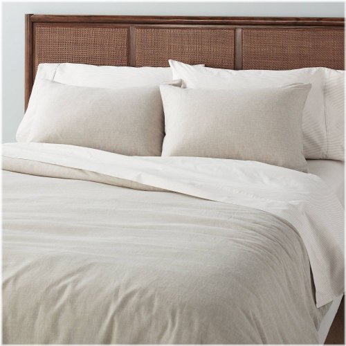 Twilight Taupe Linen Blend Duvet Set