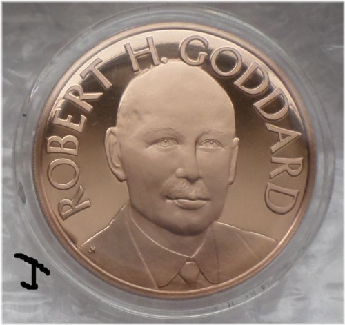 Space Exploration Pioneer Bronze Commemorative Medal