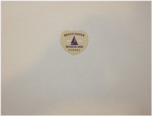 Beach Haven LBI 2003 Seasonal Beach Badge