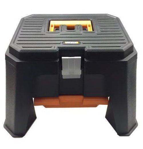 Secure-Step Storage Stool with Drawer