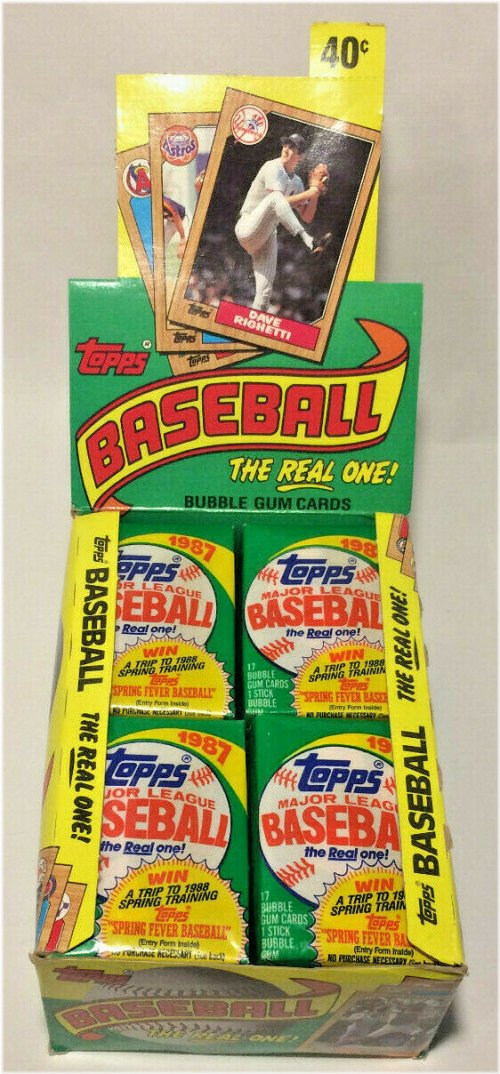 Vintage Topps Baseball Wax Pack