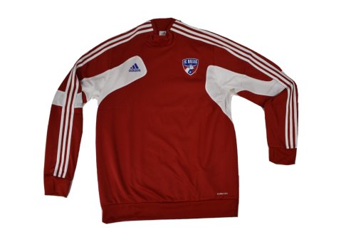 F.C. Dallas Clima-Cool Red Training Top Sweatshirt by adidas