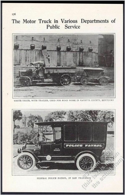 San Francisco's Vintage Police Paddy Wagon: A Glimpse into 1917