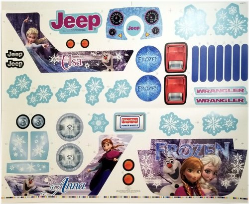 Frozen Ride-On Decal Set