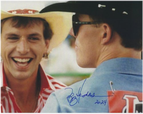 Bull Riding Legend Signed Photo