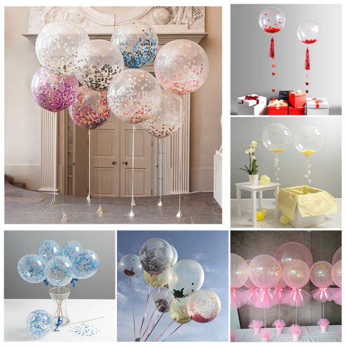 Crystal Clear Celebration Balloons