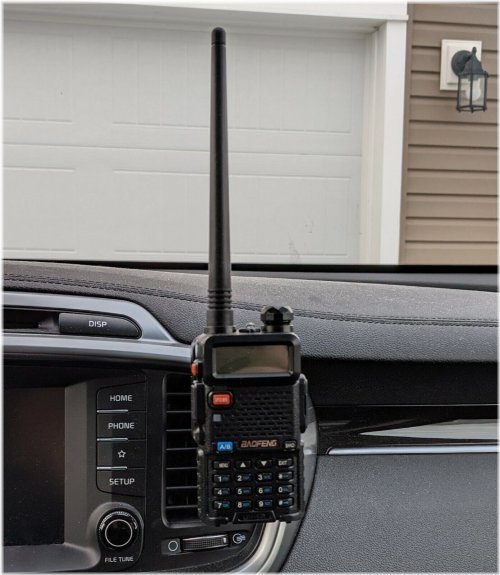 Radio Holder for Vehicle Vent