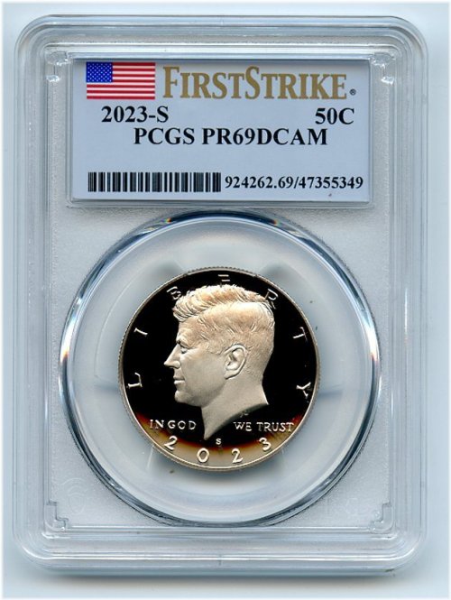 2023 S Clad Kennedy Half Dollar PCGS PR69DCAM First Strike